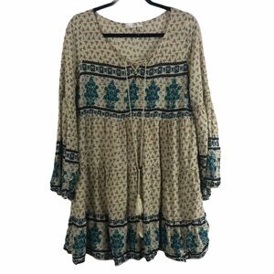 Entro Large Patterned Midi Dress tunic